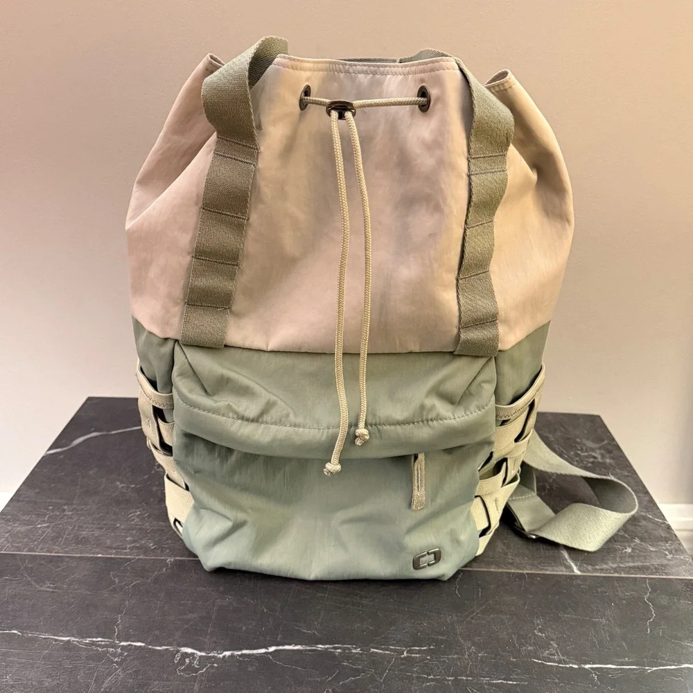 Unisex OGIO Convertible Duffel Backpack Drawstring Cinch Sport Utility Bag Green